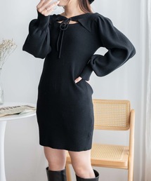 WEGO | WEGO/2WAYデコルテオープンニットワンピース(ワンピース)