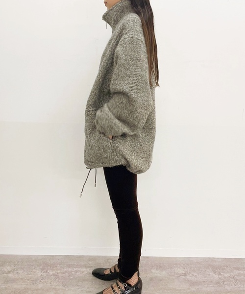 EDIT. FOR LULU（エディットフォールル）の「ツィードジップアップブルゾン（ブルゾン・レディース・チャコールグレー・34/36）」の18枚目の写真