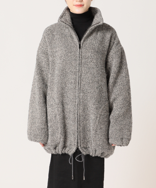 EDIT. FOR LULU（エディットフォールル）の「ツィードジップアップブルゾン（ブルゾン・レディース・チャコールグレー・34/36）」の3枚目の写真