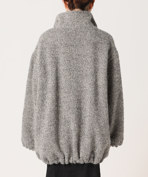 EDIT. FOR LULU（エディットフォールル）の「ツィードジップアップブルゾン（ブルゾン・レディース・チャコールグレー・34/36）」の9枚目の写真