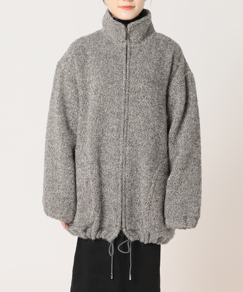 EDIT. FOR LULU（エディットフォールル）の「ツィードジップアップブルゾン（ブルゾン・レディース・チャコールグレー・34/36）」の6枚目の写真