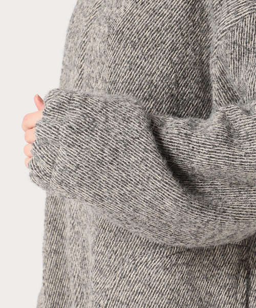 EDIT. FOR LULU（エディットフォールル）の「ツィードジップアップブルゾン（ブルゾン・レディース・チャコールグレー・34/36）」の12枚目の写真