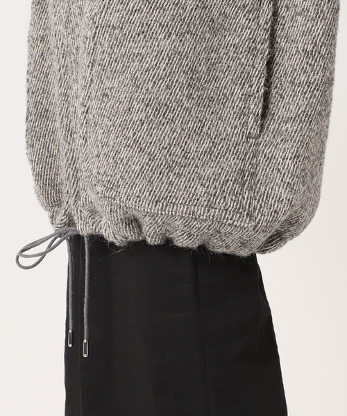 EDIT. FOR LULU（エディットフォールル）の「ツィードジップアップブルゾン（ブルゾン・レディース・チャコールグレー・34/36）」の15枚目の写真