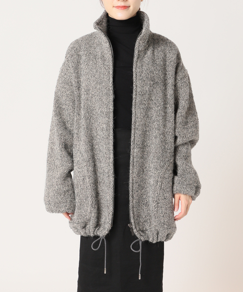 EDIT. FOR LULU（エディットフォールル）の「ツィードジップアップブルゾン（ブルゾン・レディース・チャコールグレー・34/36）」の7枚目の写真