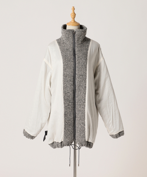 EDIT. FOR LULU（エディットフォールル）の「ツィードジップアップブルゾン（ブルゾン・レディース・チャコールグレー・34/36）」の20枚目の写真