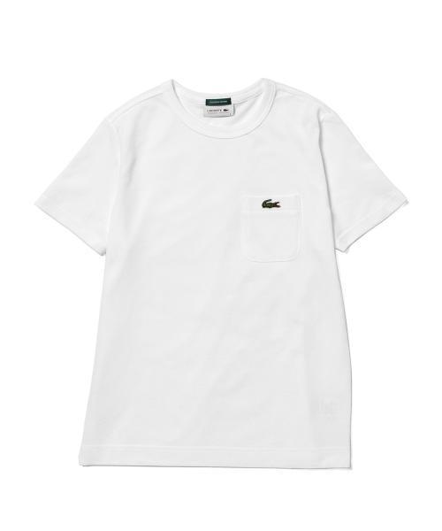 BEAMS BOY（ビームスボーイ）の「LACOSTE / カノコ ポケット SP（Tシャツ/カットソー・レディース・ホワイト/レッド/ネイビー・ONE SIZE）」の11枚目の写真