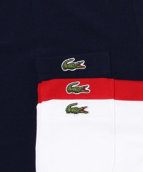 BEAMS BOY（ビームスボーイ）の「LACOSTE / カノコ ポケット SP（Tシャツ/カットソー・レディース・ホワイト/レッド/ネイビー・ONE SIZE）」の13枚目の写真