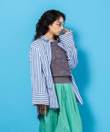 CITEN | ＜CITEN＞オーバーサイズドシャツ ストライプ(シャツ/ブラウス)