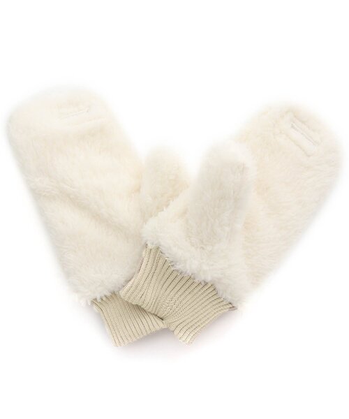 algy（アルジー）の「【あったか素材】スマホ対応ボアミトン（手袋・キッズ・チャコール/ラベンダー/アイボリー・FREE）」の10枚目の写真