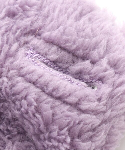 algy（アルジー）の「【あったか素材】スマホ対応ボアミトン（手袋・キッズ・チャコール/ラベンダー/アイボリー・FREE）」の16枚目の写真