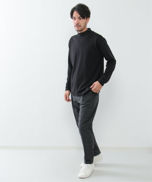 IKKA LOUNGE(イッカラウンジ)の「【セットアップ対応】TR裏起毛イージーパンツ(その他パンツ・メンズ・グレー/ネイビー・M/L/XL)」の4枚目の写真