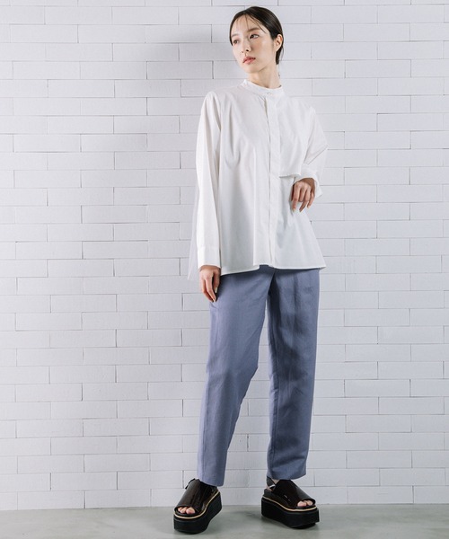 MARECHAL TERRE(マルシャルテル)の「リネンパンツ(その他パンツ・レディース・グリーン系/ラベンダー/ネイビー/ベージュ・SMALL/MEDIUM)」の8枚目の写真