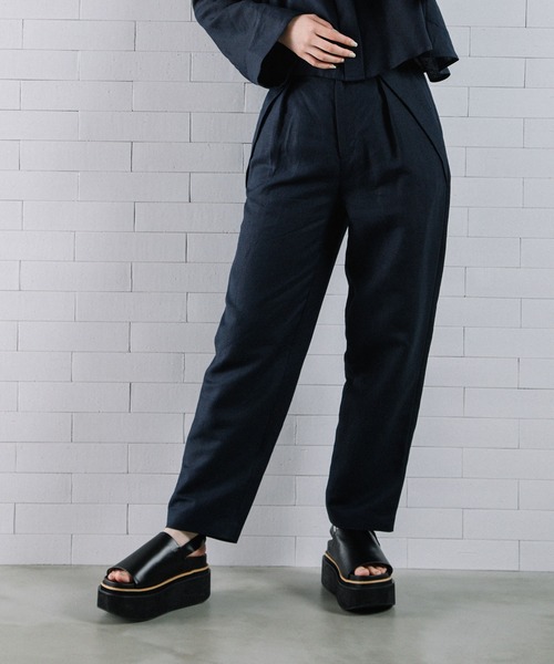 MARECHAL TERRE(マルシャルテル)の「リネンパンツ(その他パンツ・レディース・グリーン系/ラベンダー/ネイビー/ベージュ・SMALL/MEDIUM)」の9枚目の写真