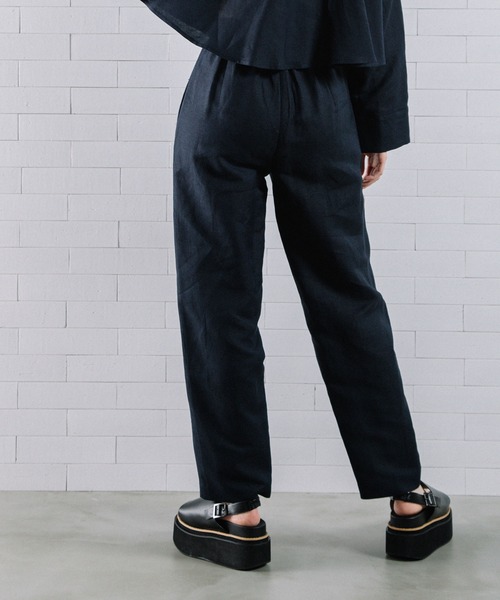 MARECHAL TERRE(マルシャルテル)の「リネンパンツ(その他パンツ・レディース・グリーン系/ラベンダー/ネイビー/ベージュ・SMALL/MEDIUM)」の10枚目の写真