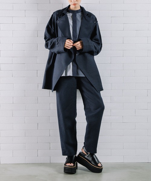 MARECHAL TERRE(マルシャルテル)の「リネンパンツ(その他パンツ・レディース・グリーン系/ラベンダー/ネイビー/ベージュ・SMALL/MEDIUM)」の11枚目の写真