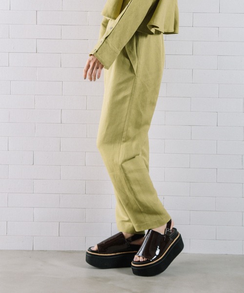 MARECHAL TERRE(マルシャルテル)の「リネンパンツ(その他パンツ・レディース・グリーン系/ラベンダー/ネイビー/ベージュ・SMALL/MEDIUM)」の13枚目の写真