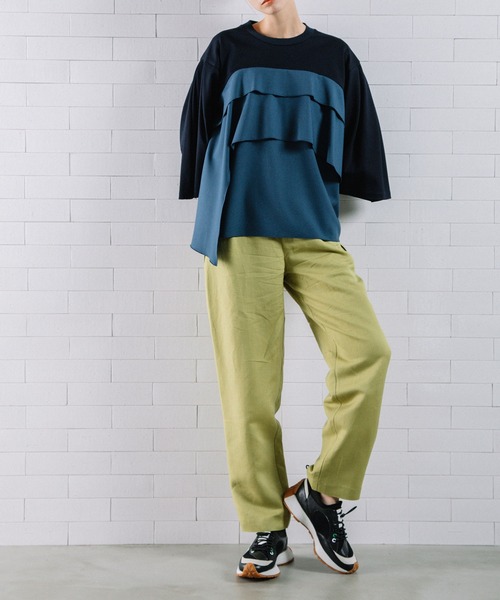 MARECHAL TERRE(マルシャルテル)の「リネンパンツ(その他パンツ・レディース・グリーン系/ラベンダー/ネイビー/ベージュ・SMALL/MEDIUM)」の16枚目の写真