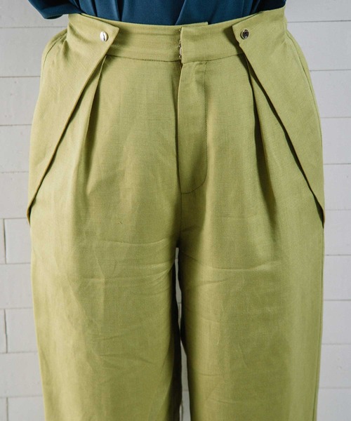 MARECHAL TERRE(マルシャルテル)の「リネンパンツ(その他パンツ・レディース・グリーン系/ラベンダー/ネイビー/ベージュ・SMALL/MEDIUM)」の17枚目の写真