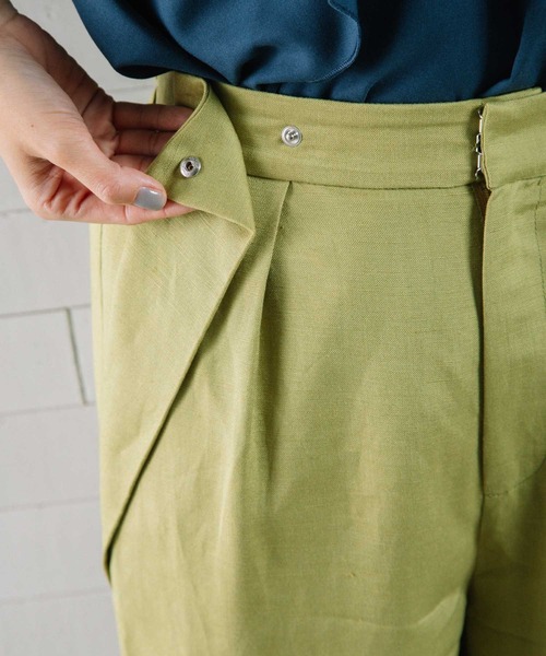 MARECHAL TERRE(マルシャルテル)の「リネンパンツ(その他パンツ・レディース・グリーン系/ラベンダー/ネイビー/ベージュ・SMALL/MEDIUM)」の19枚目の写真