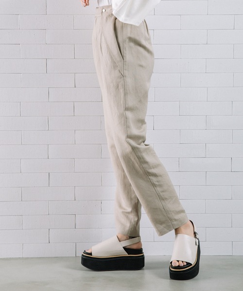 MARECHAL TERRE(マルシャルテル)の「リネンパンツ(その他パンツ・レディース・グリーン系/ラベンダー/ネイビー/ベージュ・SMALL/MEDIUM)」の22枚目の写真