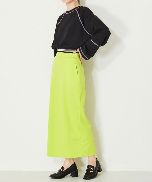 ORiental TRaffic(オリエンタルトラフィック)の「ワイドスクエアトゥヒールローファー 31120(ローファー・レディース・パープル/ブラック・40/42/34/38/35/37/36/39/41)」の19枚目の写真