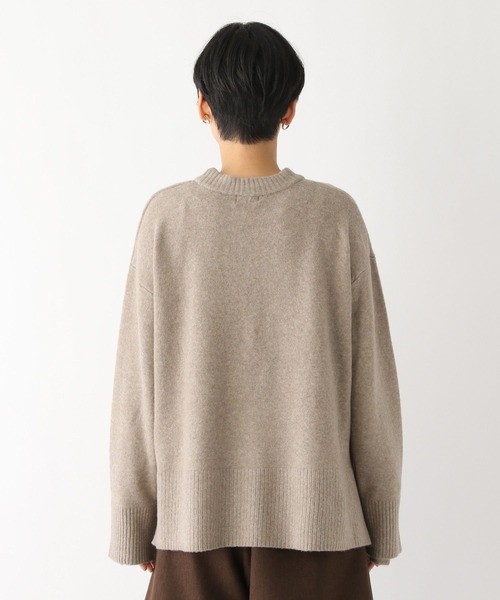 LEPSIM（レプシィム）の「7ゲージアームウォーマー付きニット　182208（ニット/セーター・レディース・ブラウン/ライトパープル・FREE）」の10枚目の写真