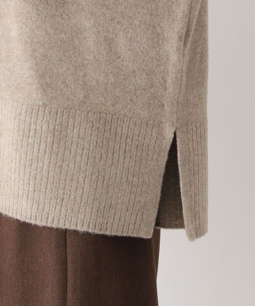 LEPSIM（レプシィム）の「7ゲージアームウォーマー付きニット　182208（ニット/セーター・レディース・ブラウン/ライトパープル・FREE）」の15枚目の写真