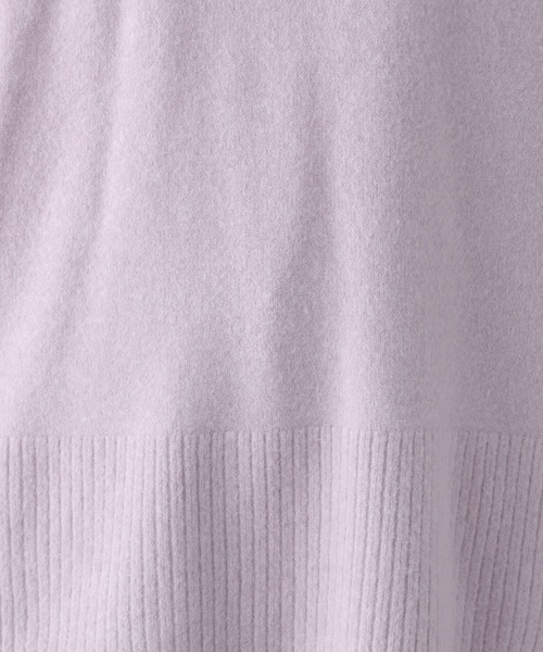 LEPSIM（レプシィム）の「7ゲージアームウォーマー付きニット　182208（ニット/セーター・レディース・ブラウン/ライトパープル・FREE）」の21枚目の写真