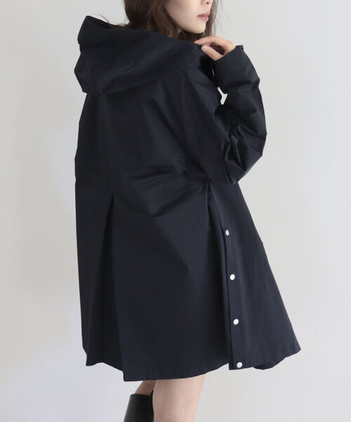 fredy emue（フレディエミュ）の「2WAYフーディミディ丈ブルゾン（ブルゾン・レディース・ネイビー/オフホワイト/カーキ・38）」の13枚目の写真