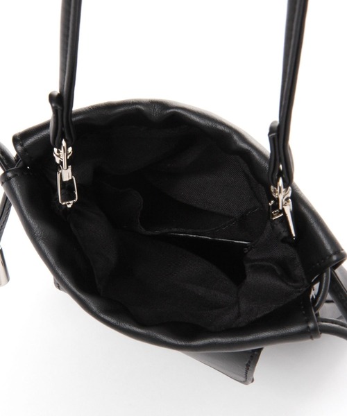 LAKOLE（ラコレ）の「2WAY巾着ショルダーバッグ / 177620（ショルダーバッグ・メンズ・グリーン/ブラック/アイボリー・FREE）」の12枚目の写真