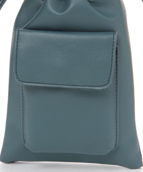 LAKOLE（ラコレ）の「2WAY巾着ショルダーバッグ / 177620（ショルダーバッグ・メンズ・グリーン/ブラック/アイボリー・FREE）」の15枚目の写真