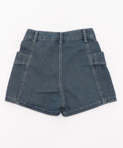 meJane（ミージェーン）の「ハイウエストデニムラップスカパン（デニムスカート・レディース・ブルー/スミクロ・S/M/L）」の18枚目の写真