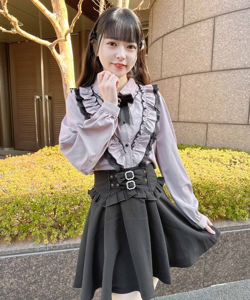 ROJITA（ロジータ）の「ダブルリボンフレアスカート（スカート