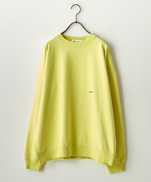 GYMPHLEX（ジムフレックス）の「[GYMPHLEX/ジムフレックス] ワンポイントロゴ刺繍 ヘビーウェイトTシャツ（Tシャツ/カットソー・レディース・サックスブルー/チャコールグレー/グリーン/オフホワイト/イエロー・S）」の9枚目の写真