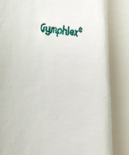 GYMPHLEX（ジムフレックス）の「[GYMPHLEX/ジムフレックス] ワンポイントロゴ刺繍 ヘビーウェイトTシャツ（Tシャツ/カットソー・レディース・サックスブルー/チャコールグレー/グリーン/オフホワイト/イエロー・S）」の15枚目の写真