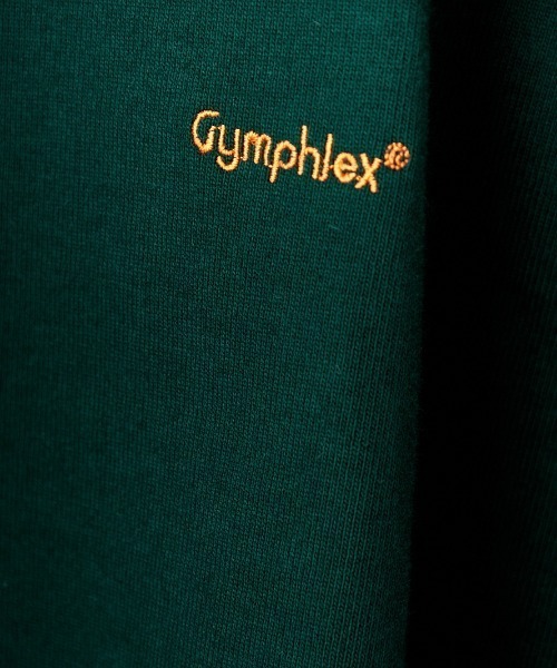 GYMPHLEX（ジムフレックス）の「[GYMPHLEX/ジムフレックス] ワンポイントロゴ刺繍 ヘビーウェイトTシャツ（Tシャツ/カットソー・レディース・サックスブルー/チャコールグレー/グリーン/オフホワイト/イエロー・S）」の7枚目の写真