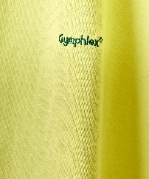 GYMPHLEX（ジムフレックス）の「[GYMPHLEX/ジムフレックス] ワンポイントロゴ刺繍 ヘビーウェイトTシャツ（Tシャツ/カットソー・レディース・サックスブルー/チャコールグレー/グリーン/オフホワイト/イエロー・S）」の11枚目の写真