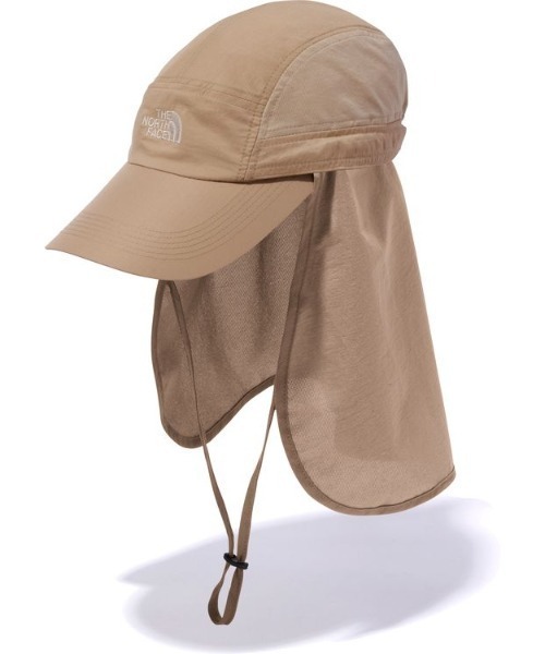 THE NORTH FACE(ザノースフェイス)の「THE NORTH FACE/ザ・ノース・フェイス キャップ SUNSHIELD CAP 紫外線対策 NN02308(キャップ・メンズ・ブラック/ベージュ・M/L)」の2枚目の写真