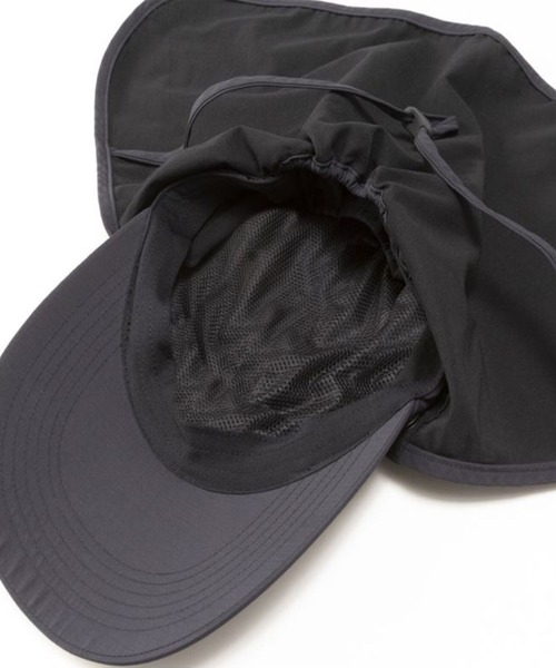 THE NORTH FACE(ザノースフェイス)の「THE NORTH FACE/ザ・ノース・フェイス キャップ SUNSHIELD CAP 紫外線対策 NN02308(キャップ・メンズ・ブラック/ベージュ・M/L)」の7枚目の写真