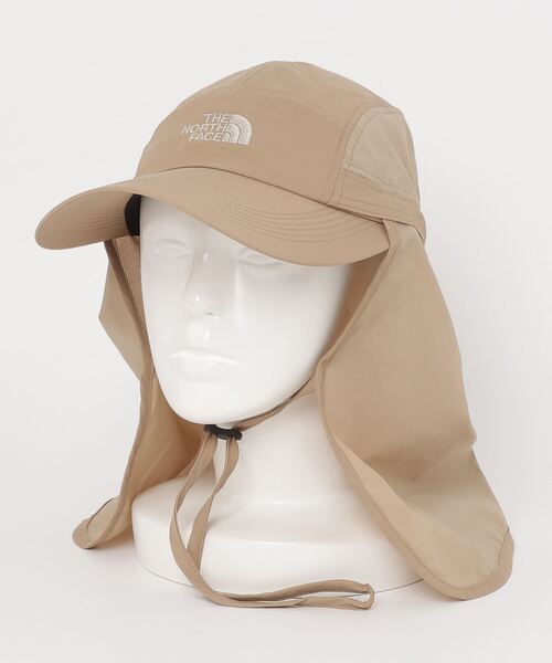 THE NORTH FACE(ザノースフェイス)の「THE NORTH FACE/ザ・ノース・フェイス キャップ SUNSHIELD CAP 紫外線対策 NN02308(キャップ・メンズ・ブラック/ベージュ・M/L)」の12枚目の写真