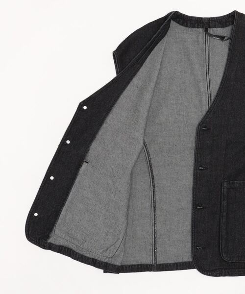 JOHN'S CLOSET（ジョンズクローゼット）の「【i】12ozデニム ワークベスト（ベスト・メンズ・ケミカルウォッシュ/インディゴブルー/ライトブルー/ブラック/ブラック系その他・MEDIUM/LARGE）」の14枚目の写真