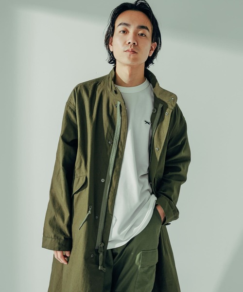 PENNEYS（ぺニーズ）の「『XLサイズ/WEB限定』『別注』PENNEYS×DOORS　THEFOX鹿の子ロングスリーブTEE（Tシャツ/カットソー・メンズ・ホワイト/グレー/グリーン/ネイビー・MEDIUM/LARGE/X-LARGE）」の10枚目の写真