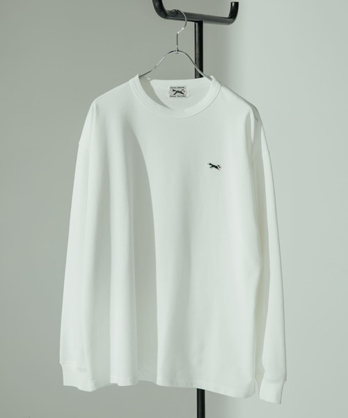 PENNEYS（ぺニーズ）の「『XLサイズ/WEB限定』『別注』PENNEYS×DOORS　THEFOX鹿の子ロングスリーブTEE（Tシャツ/カットソー・メンズ・ホワイト/グレー/グリーン/ネイビー・MEDIUM/LARGE/X-LARGE）」の12枚目の写真