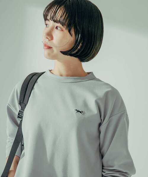 PENNEYS（ぺニーズ）の「『XLサイズ/WEB限定』『別注』PENNEYS×DOORS　THEFOX鹿の子ロングスリーブTEE（Tシャツ/カットソー・メンズ・ホワイト/グレー/グリーン/ネイビー・MEDIUM/LARGE/X-LARGE）」の17枚目の写真