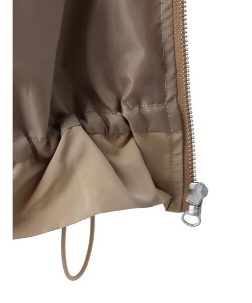 Green　Parks（グリーンパークス）の「袖ギャザーMA-1ブルゾン（ブルゾン・レディース・ベージュ/カーキ・FREE）」の13枚目の写真