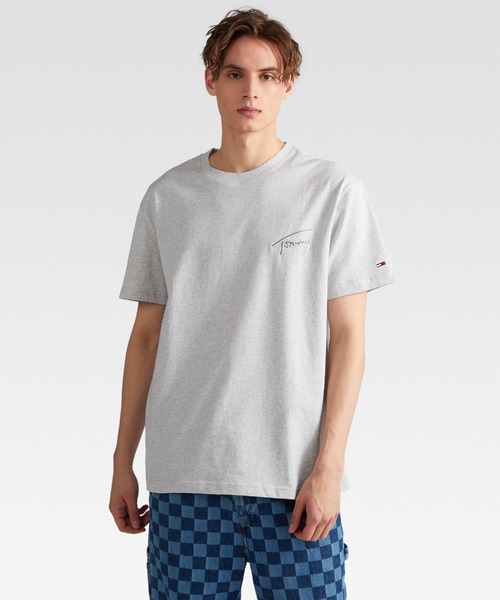 tommy jeans（トミー ジーンズ）の「クラシックシグネチャーTシャツ（Tシャツ/カットソー・メンズ・ブラック/マルチ/ベージュ/グレー・SMALL/MEDIUM/LARGE/X-LARGE）」の3枚目の写真