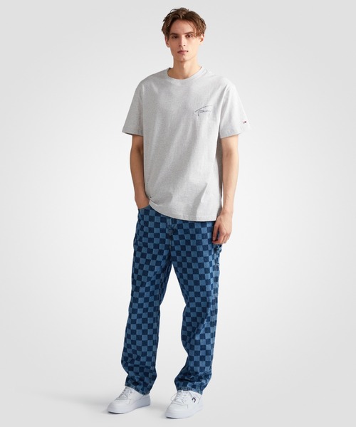 tommy jeans（トミー ジーンズ）の「クラシックシグネチャーTシャツ（Tシャツ/カットソー・メンズ・ブラック/マルチ/ベージュ/グレー・SMALL/MEDIUM/LARGE/X-LARGE）」の6枚目の写真