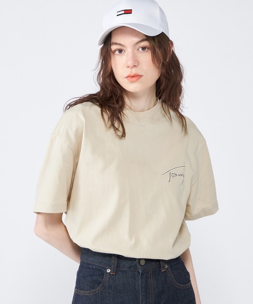 tommy jeans（トミー ジーンズ）の「クラシックシグネチャーTシャツ（Tシャツ/カットソー・メンズ・ブラック/マルチ/ベージュ/グレー・SMALL/MEDIUM/LARGE/X-LARGE）」の13枚目の写真