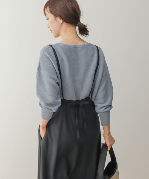 URBAN RESEARCH DOORS（アーバンリサーチドアーズ）の「サスペンダーフレアスカート（スカート・レディース・ベージュ/ブラック/ライトベージュ・MEDIUM）」の12枚目の写真