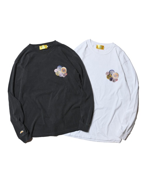 SALT&MUGS(ソルトアンドマグス)の「SUN FLOWER LST(Tシャツ/カットソー・メンズ・ブラック/ホワイト・SMALL/MEDIUM/LARGE/X-LARGE)」の7枚目の写真